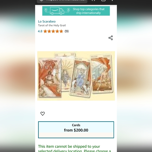 Tarot of the Holy Grail - Rare! out of print! Like new! Complete Tarot Deck - Picture 3 of 3